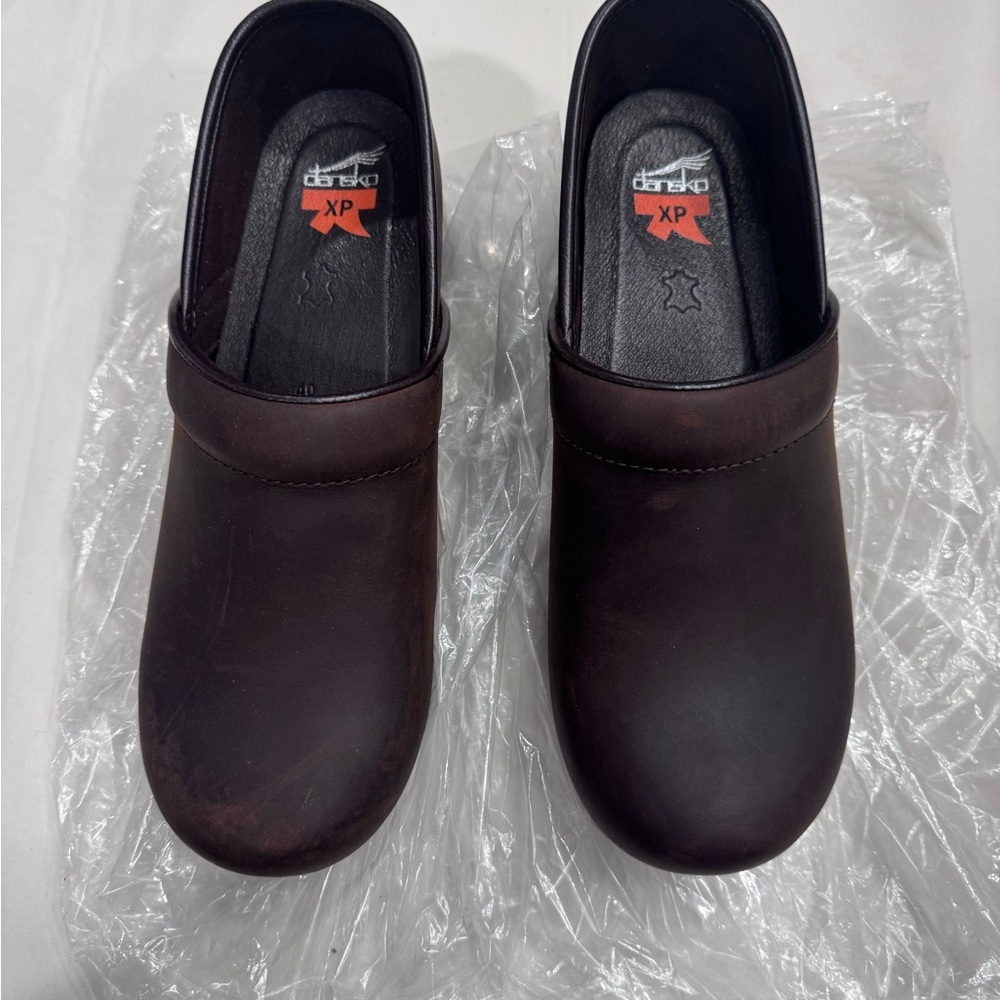 Dansko XP | Women Brown Leather Clog| size 9.5-10, EU 40